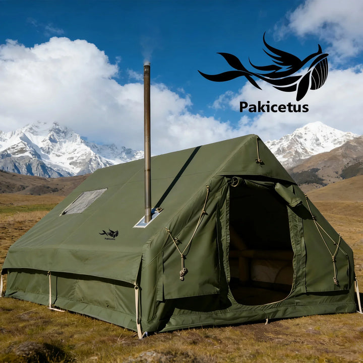 PAKICETUS 4–8 Person Inflatable Water-Resistant Camping Tent