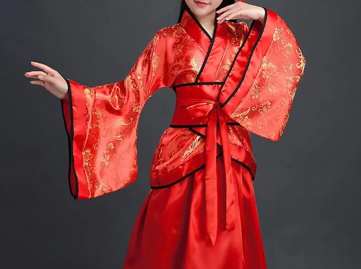 Girls’ Traditional Chinese-Inspired Dress Costume