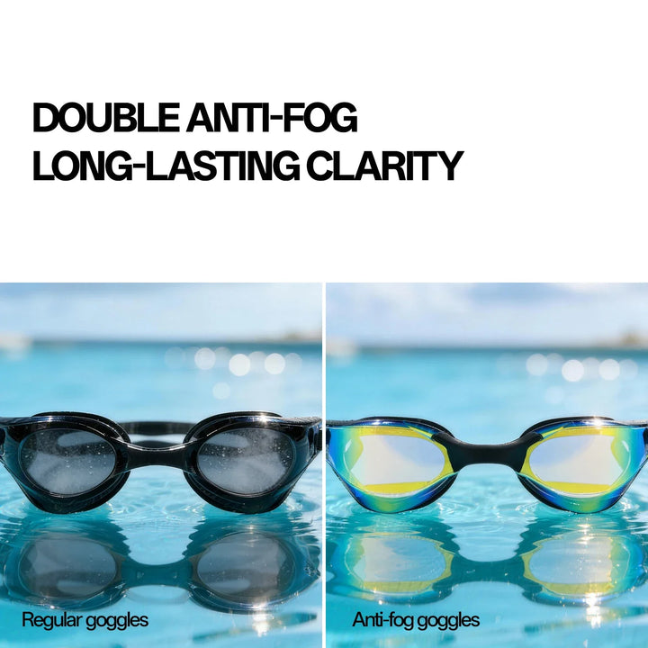 SCVCN Adult Anti-Fog UV400 Frameless Swimming Goggles