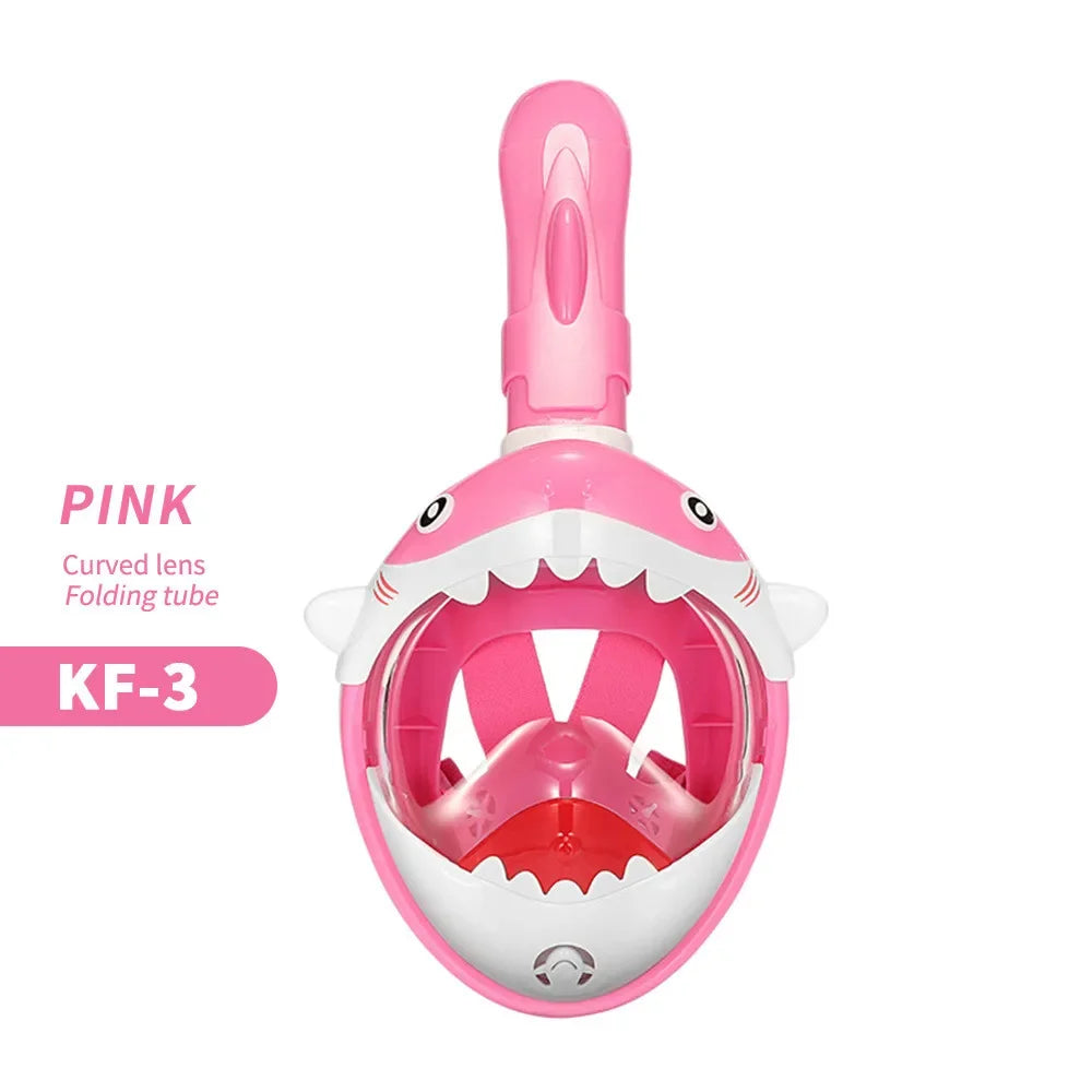Children’s Cartoon Full-Face Surface Snorkel Mask