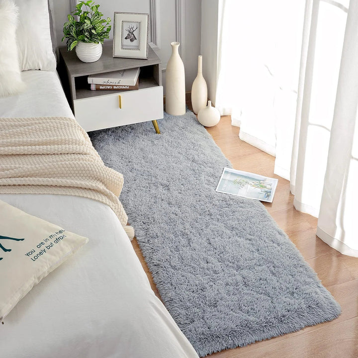 Plush Shag Area Rug | Soft Fluffy Carpet for Bedroom & Nursery