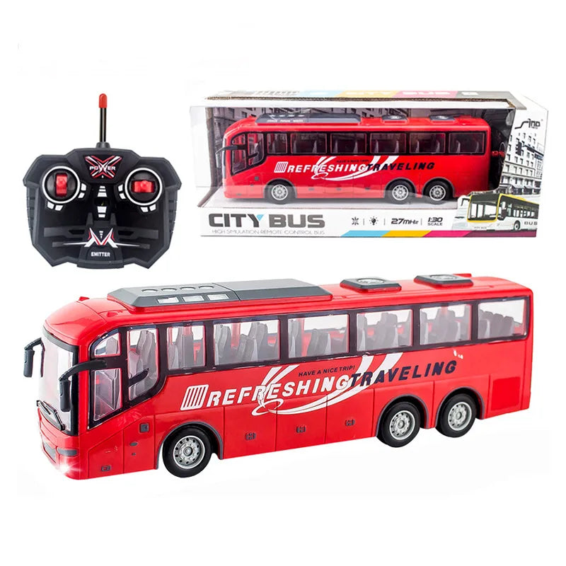1:30 Scale RC Bus With Lights – 27MHz Remote Control