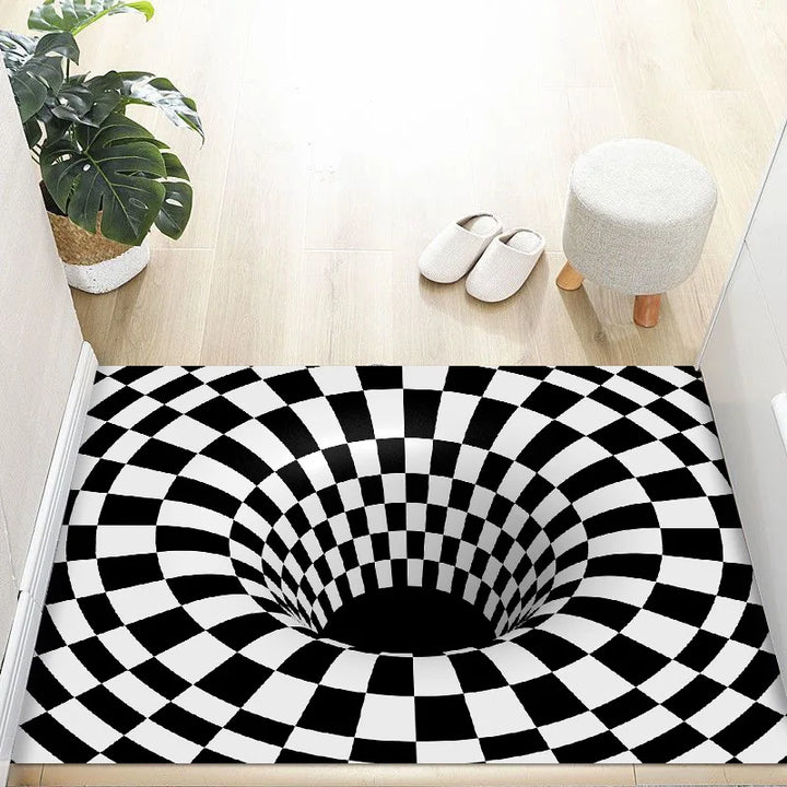 3D Crystal Velvet Non-Slip Doormat | Optical Illusion Entry Rug