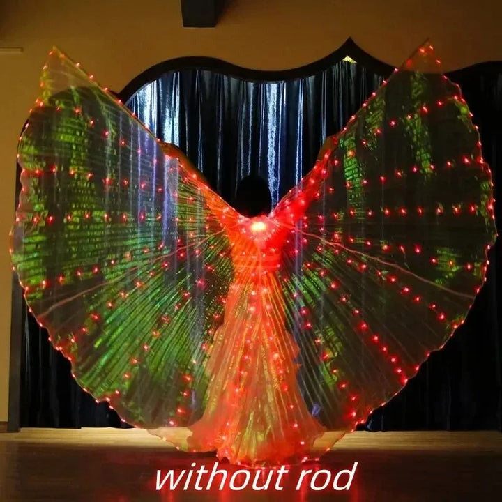 Women’s LED Colorful Butterfly Wings Dance Cape