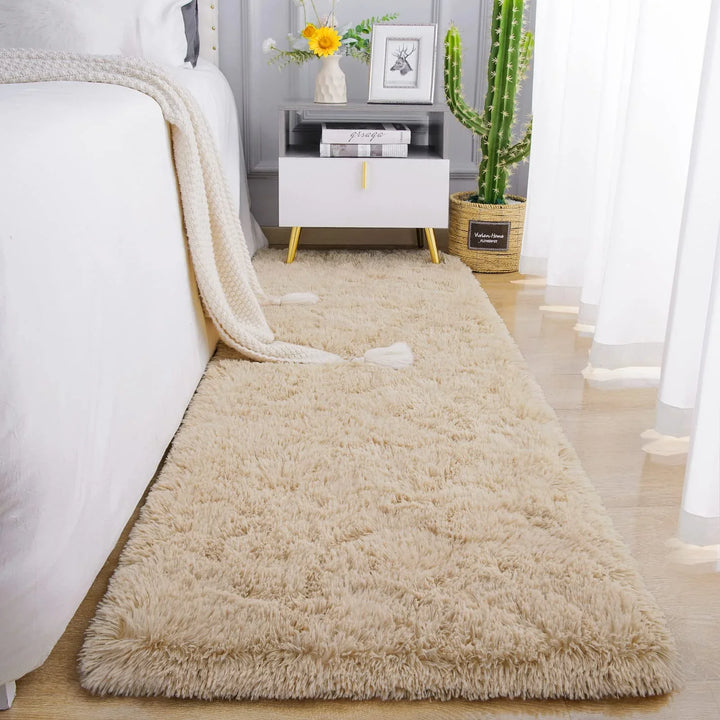 Plush Shag Area Rug | Soft Fluffy Carpet for Bedroom & Nursery