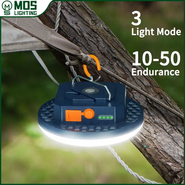 MOSLIGHTING Rechargeable Camping Lantern and Portable Flashlight