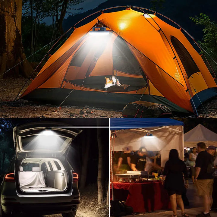 MOSLIGHTING Rechargeable Camping Lantern and Portable Flashlight