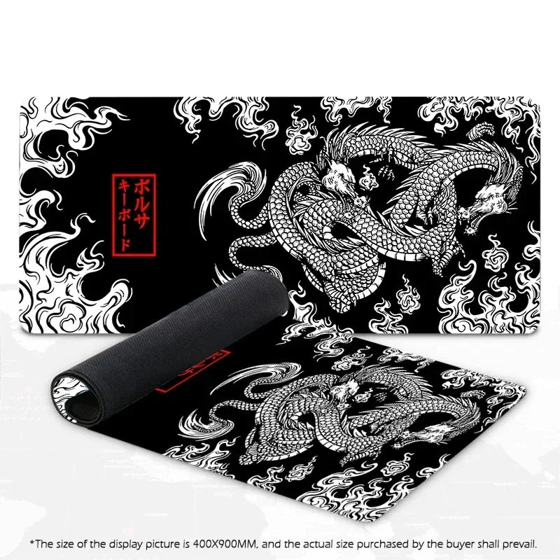 Japanese Dragon XXL Gaming Mouse Pad – Anime Desk Mat