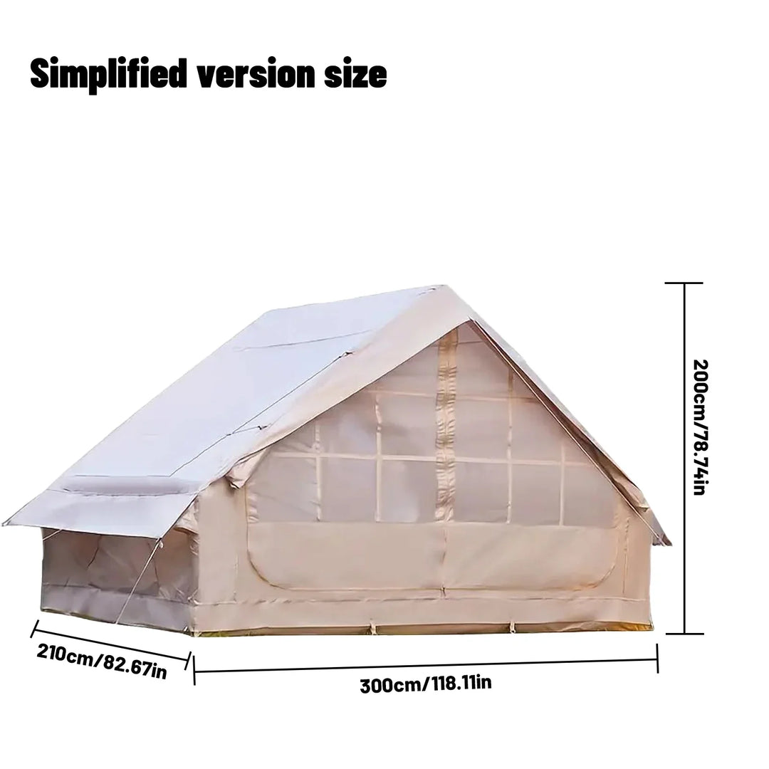 PAKICETUS 4–8 Person Inflatable Water-Resistant Camping Tent