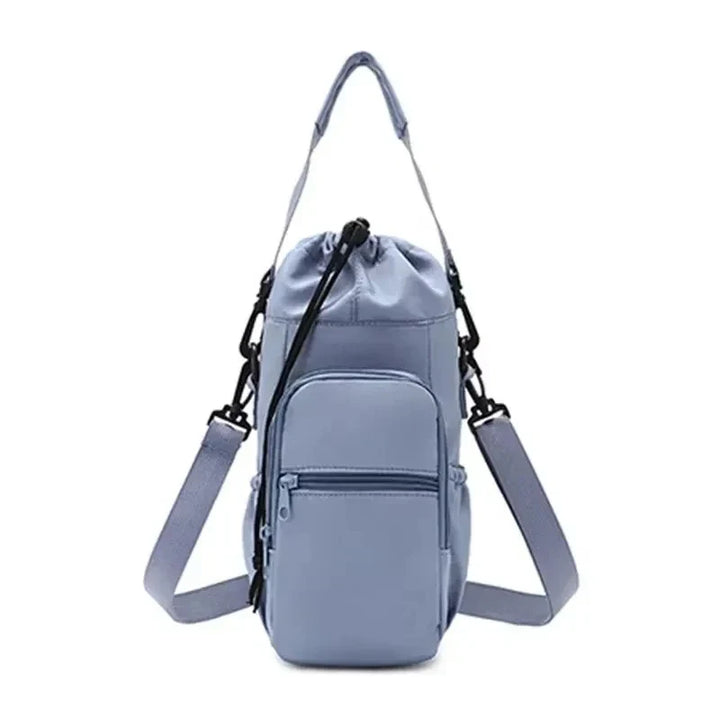 Portable Insulated Water Bottle Carrier Bag with Phone Pocket