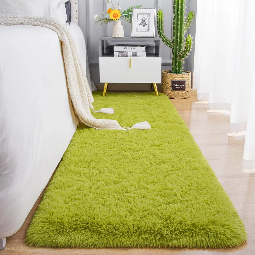 Plush Shag Area Rug | Soft Fluffy Carpet for Bedroom & Nursery