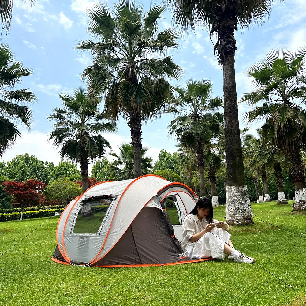 5–8 Person Automatic Pop-Up Waterproof Camping Tent
