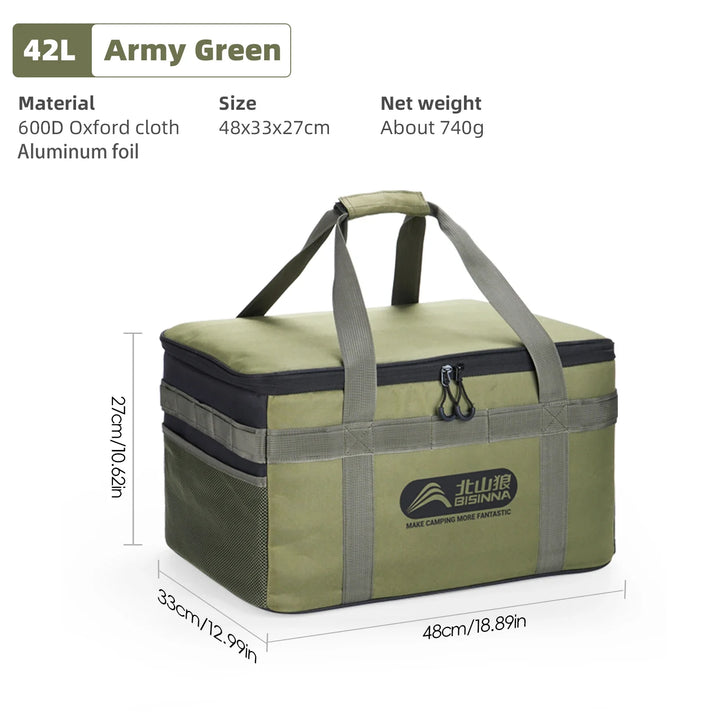 BISINNA Folding Camping Cookware Storage Bag