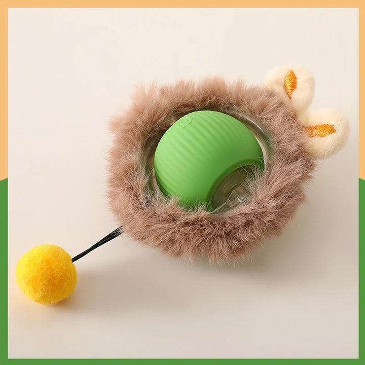 Motion-Activated Hide-and-Seek Ball Toy for Indoor Cats