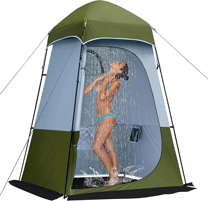 Waterproof Camping Shower and Privacy Tent – 160 × 160 × 240 cm
