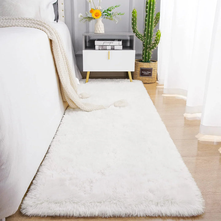 Plush Shag Area Rug | Soft Fluffy Carpet for Bedroom & Nursery