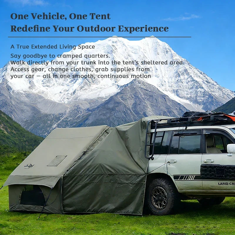 PAKICETUS 4–8 Person Inflatable Water-Resistant Camping Tent