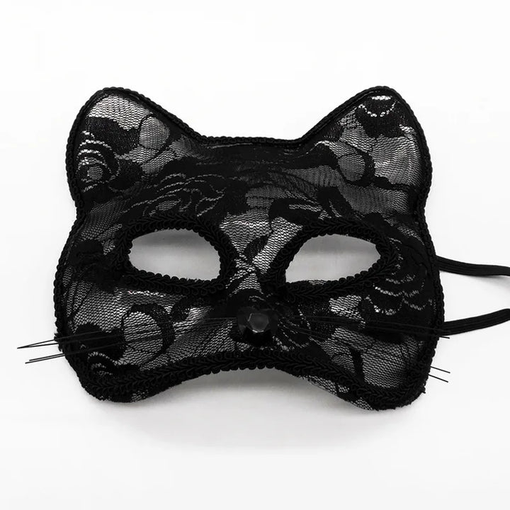 Women’s Lace Cat and Fox Masquerade Mask