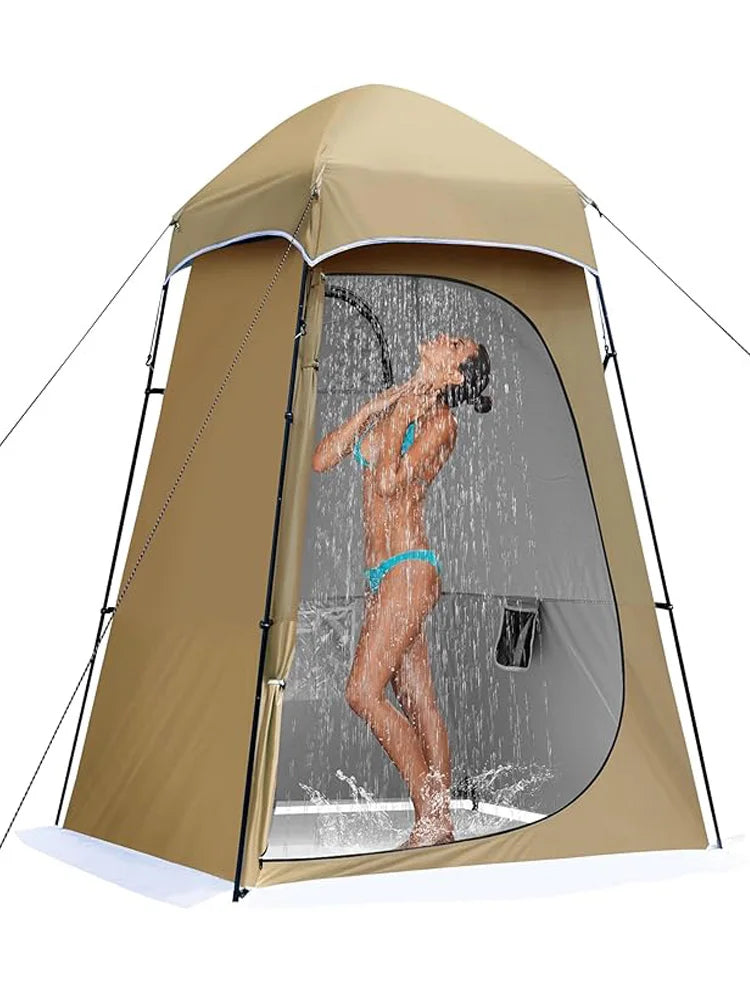 Waterproof Camping Shower and Privacy Tent – 160 × 160 × 240 cm