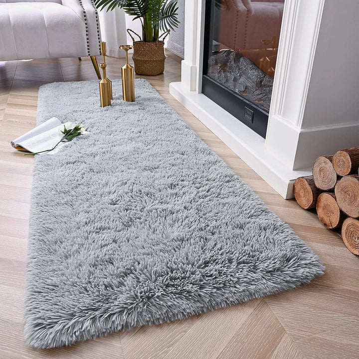 Plush Shag Area Rug | Soft Fluffy Carpet for Bedroom & Nursery
