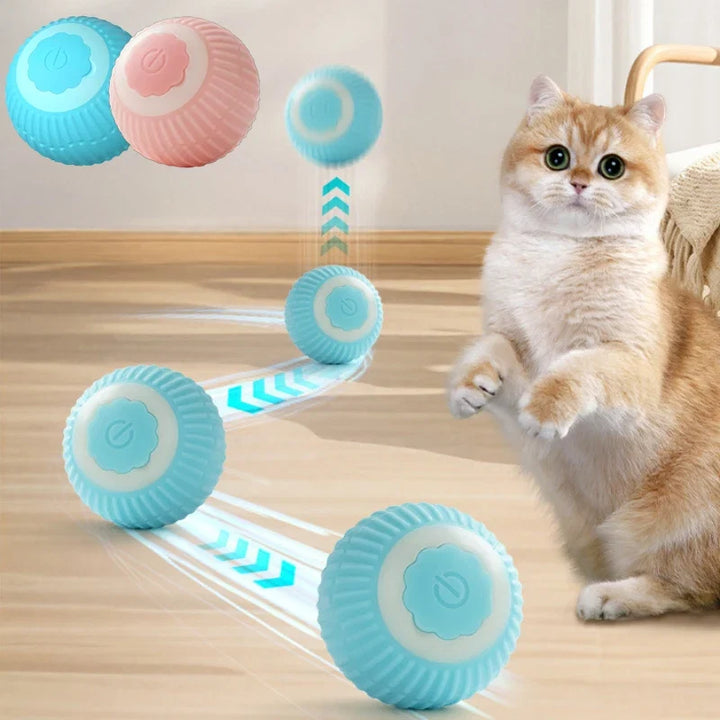 Smart Automatic Rolling Ball – Interactive Indoor Cat Toy
