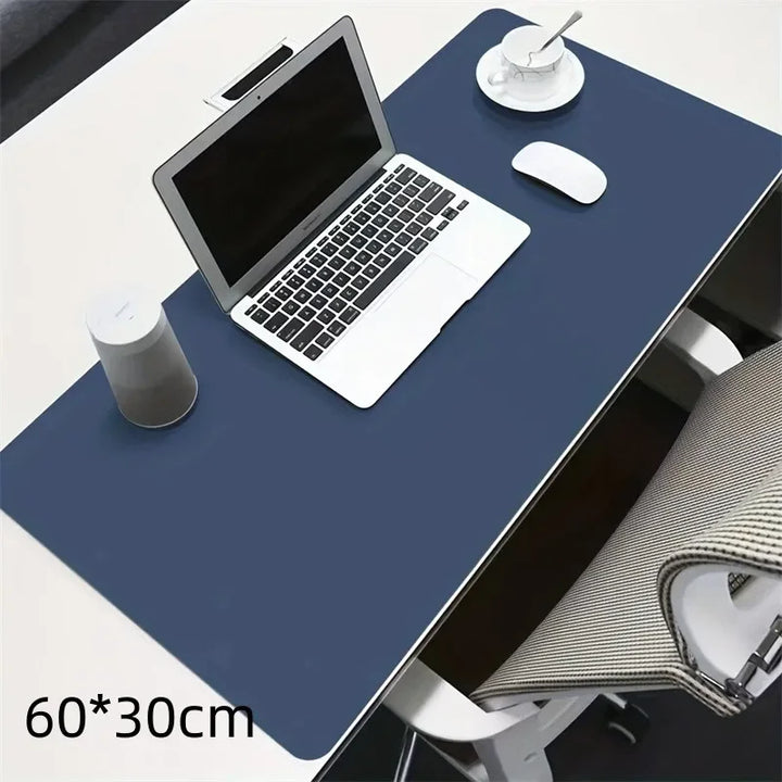 Large Waterproof PU Leather Desk Mat – 23.6 × 11.8 in