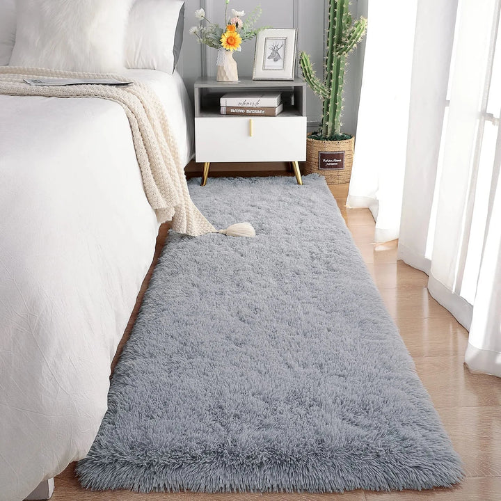 Plush Shag Area Rug | Soft Fluffy Carpet for Bedroom & Nursery