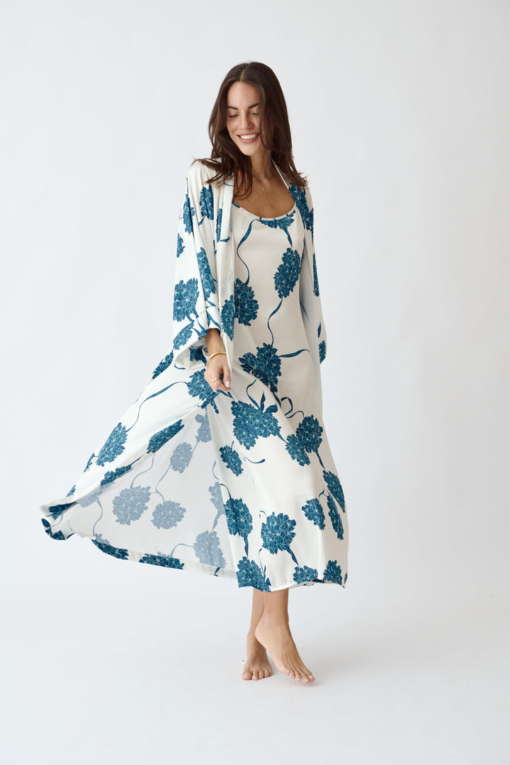 Washable Silk Kimono Robe – Blossom Luxury Loungewear