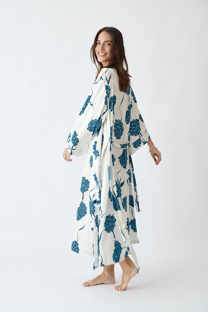 Washable Silk Kimono Robe – Blossom Luxury Loungewear