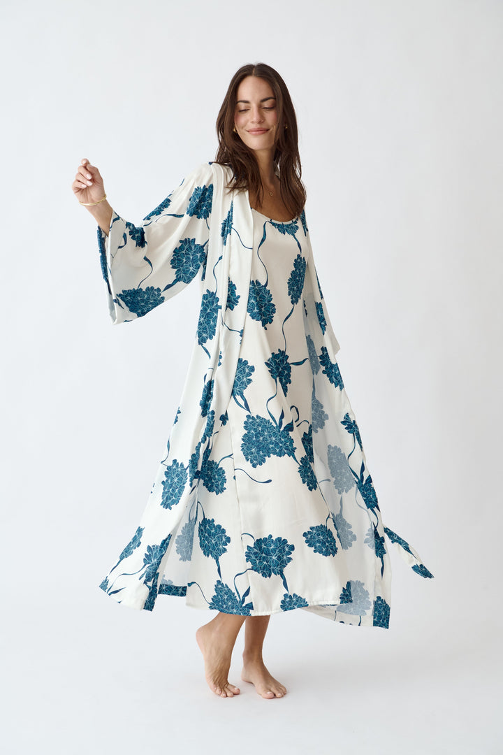 Washable Silk Kimono Robe – Blossom Luxury Loungewear
