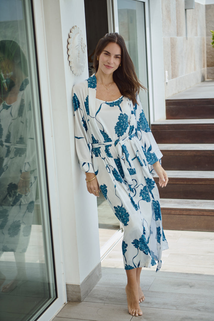 Washable Silk Kimono Robe – Blossom Luxury Loungewear