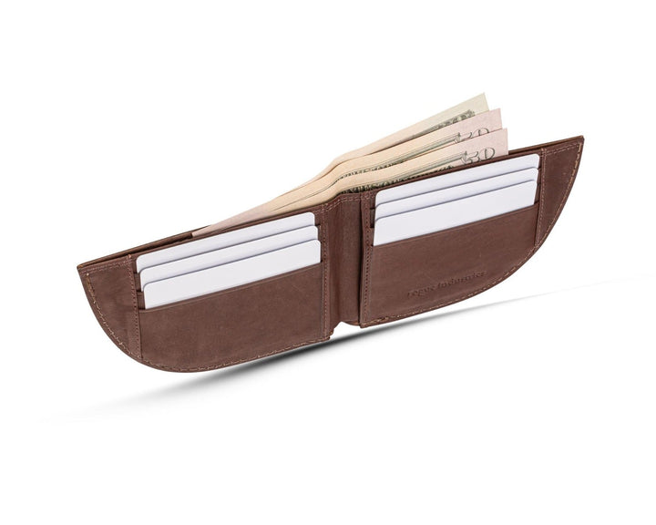 Nantucket Moose Leather Front Pocket Wallet