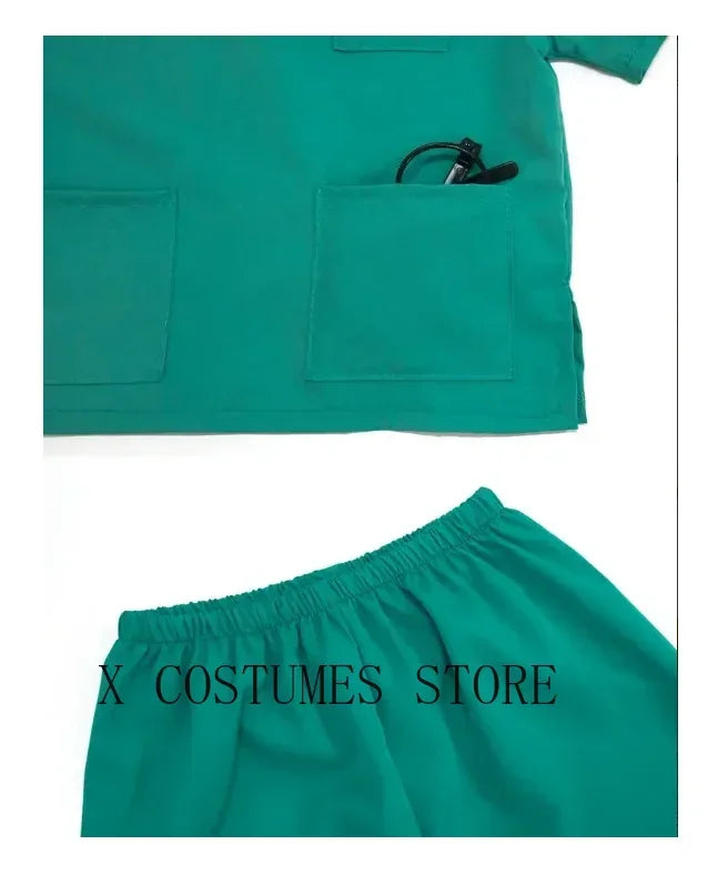 Kids’ Doctor & Nurse Costume – Medical Role-Play Outfit