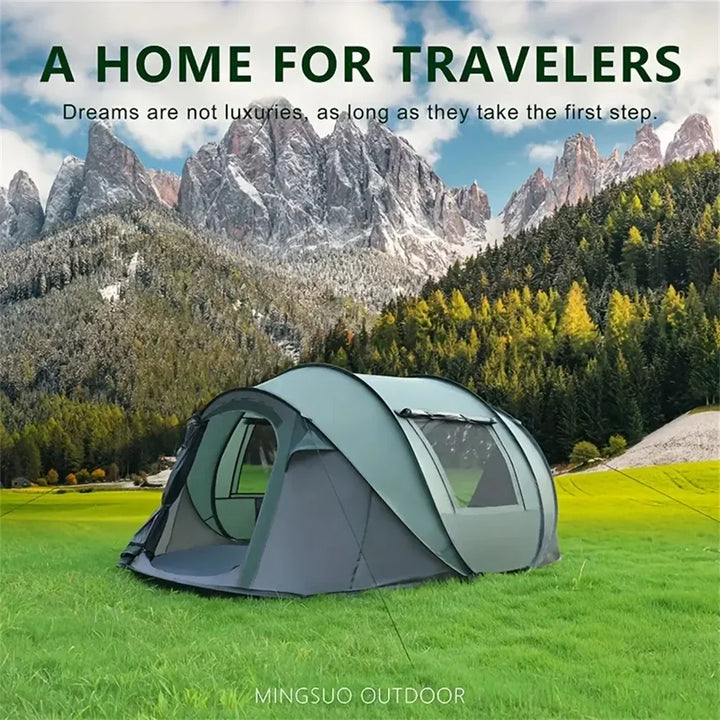 5–8 Person Automatic Pop-Up Waterproof Camping Tent