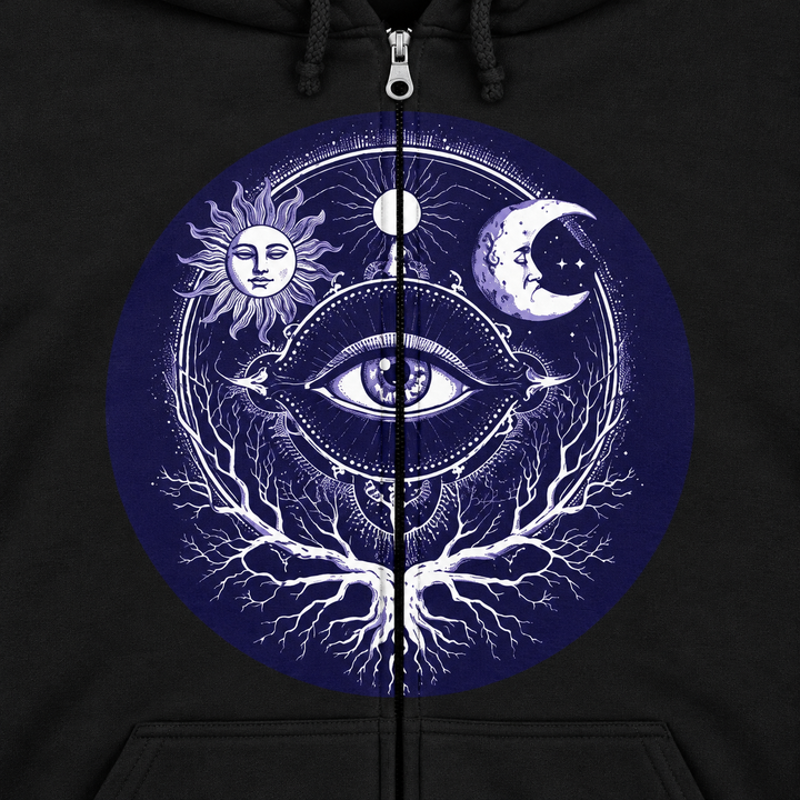 Sacred Eye - Unisex Heavy Blend™ Full Zip Hooded Sweatshirt