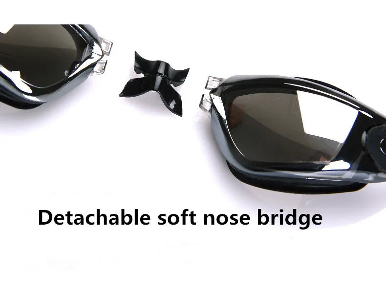 Professional Swimming Goggles Anti-Fog Waterproof Silicone Swim Glasses for Adults