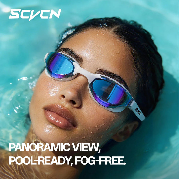 SCVCN Adult Anti-Fog UV400 Frameless Swimming Goggles