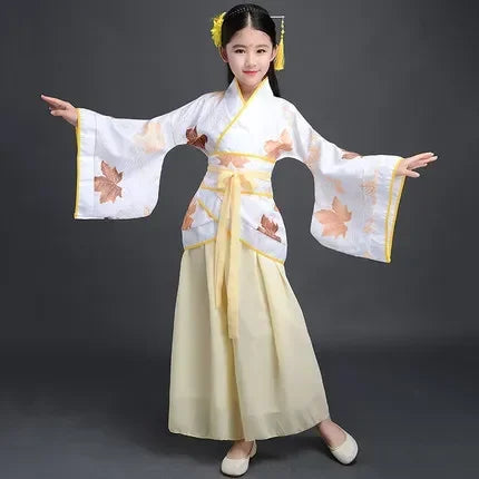 Girls’ Traditional Chinese-Inspired Dress Costume
