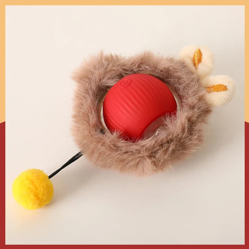 Motion-Activated Hide-and-Seek Ball Toy for Indoor Cats