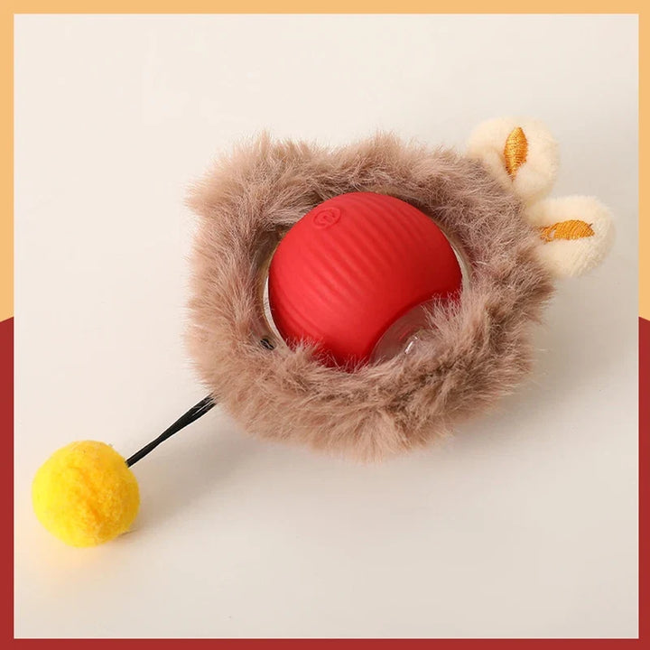 Motion-Activated Hide-and-Seek Ball Toy for Indoor Cats