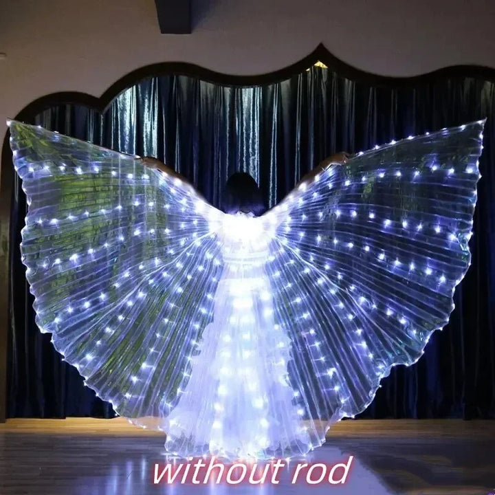 Women’s LED Colorful Butterfly Wings Dance Cape