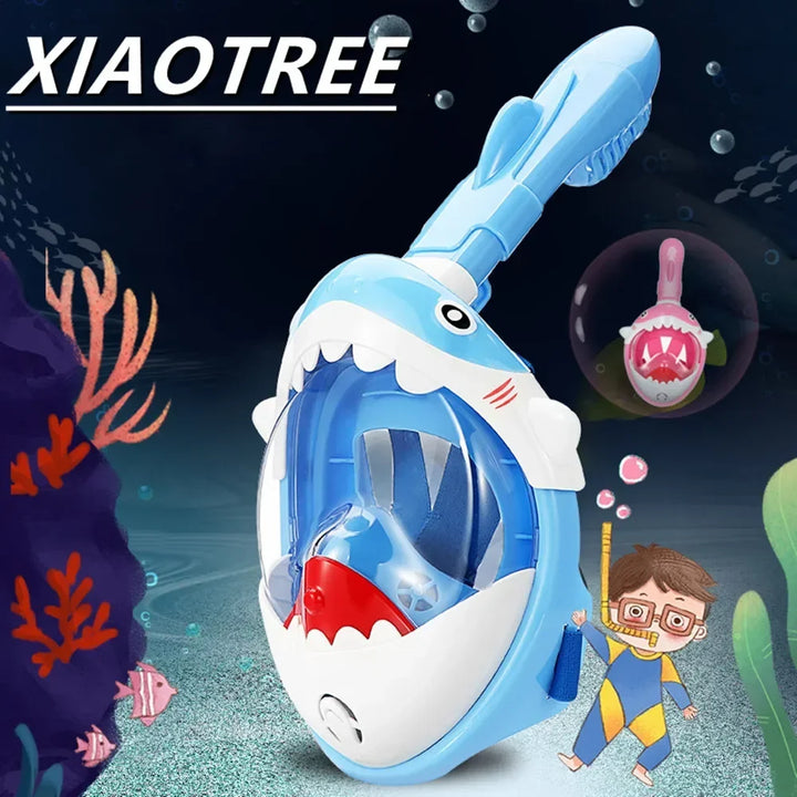 Children’s Cartoon Full-Face Surface Snorkel Mask