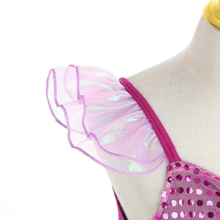 Kids’ Mermaid Princess Costume Dress – Cosplay Party Outfit