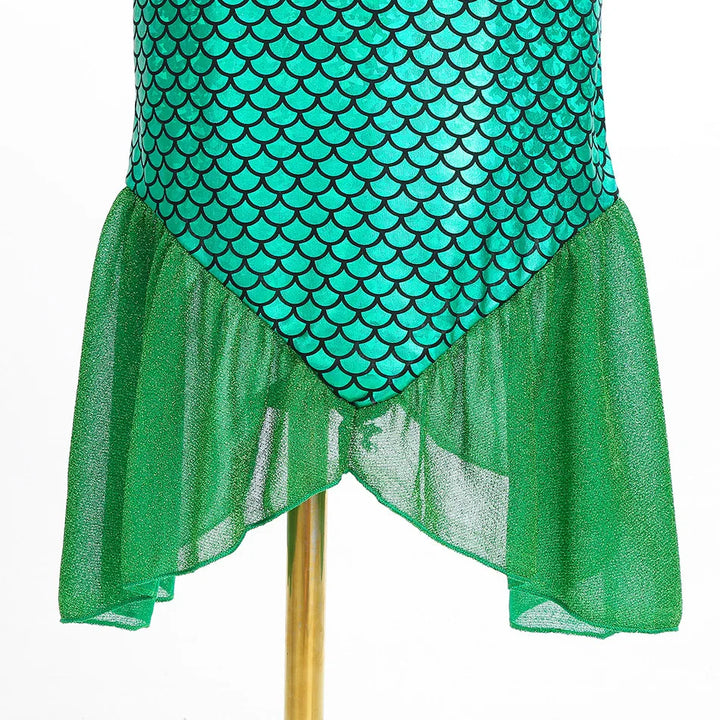 Kids’ Mermaid Princess Costume Dress – Cosplay Party Outfit