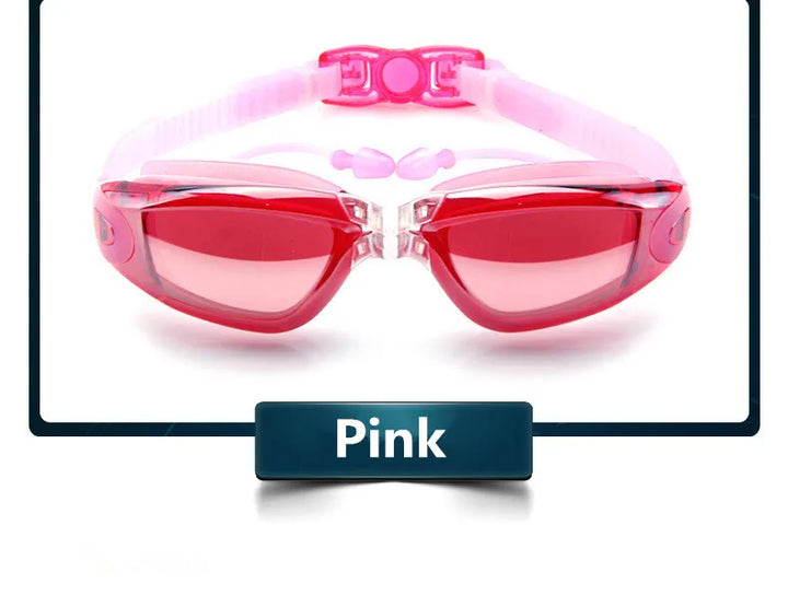 Professional Swimming Goggles Anti-Fog Waterproof Silicone Swim Glasses for Adults