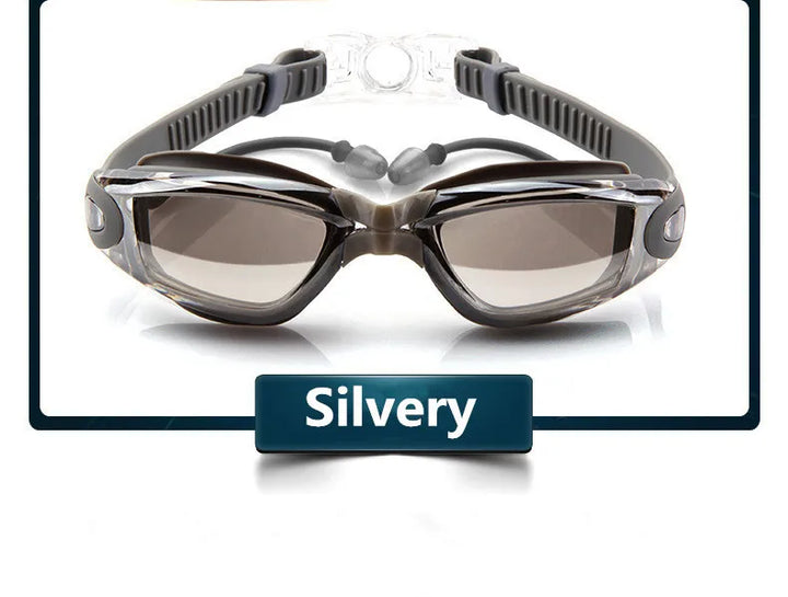 Professional Swimming Goggles Anti-Fog Waterproof Silicone Swim Glasses for Adults