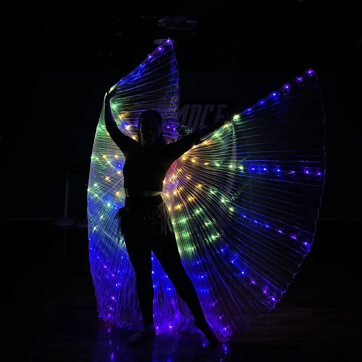 Women’s LED Colorful Butterfly Wings Dance Cape