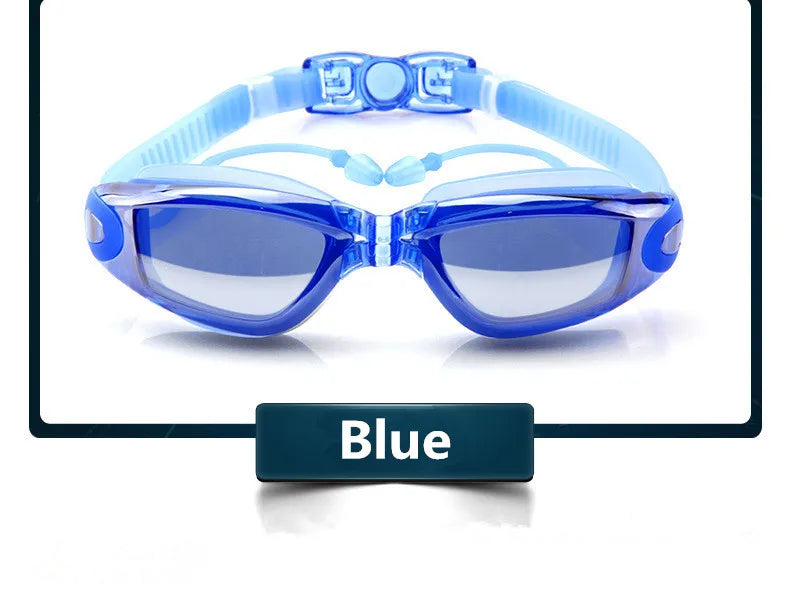 Professional Swimming Goggles Anti-Fog Waterproof Silicone Swim Glasses for Adults