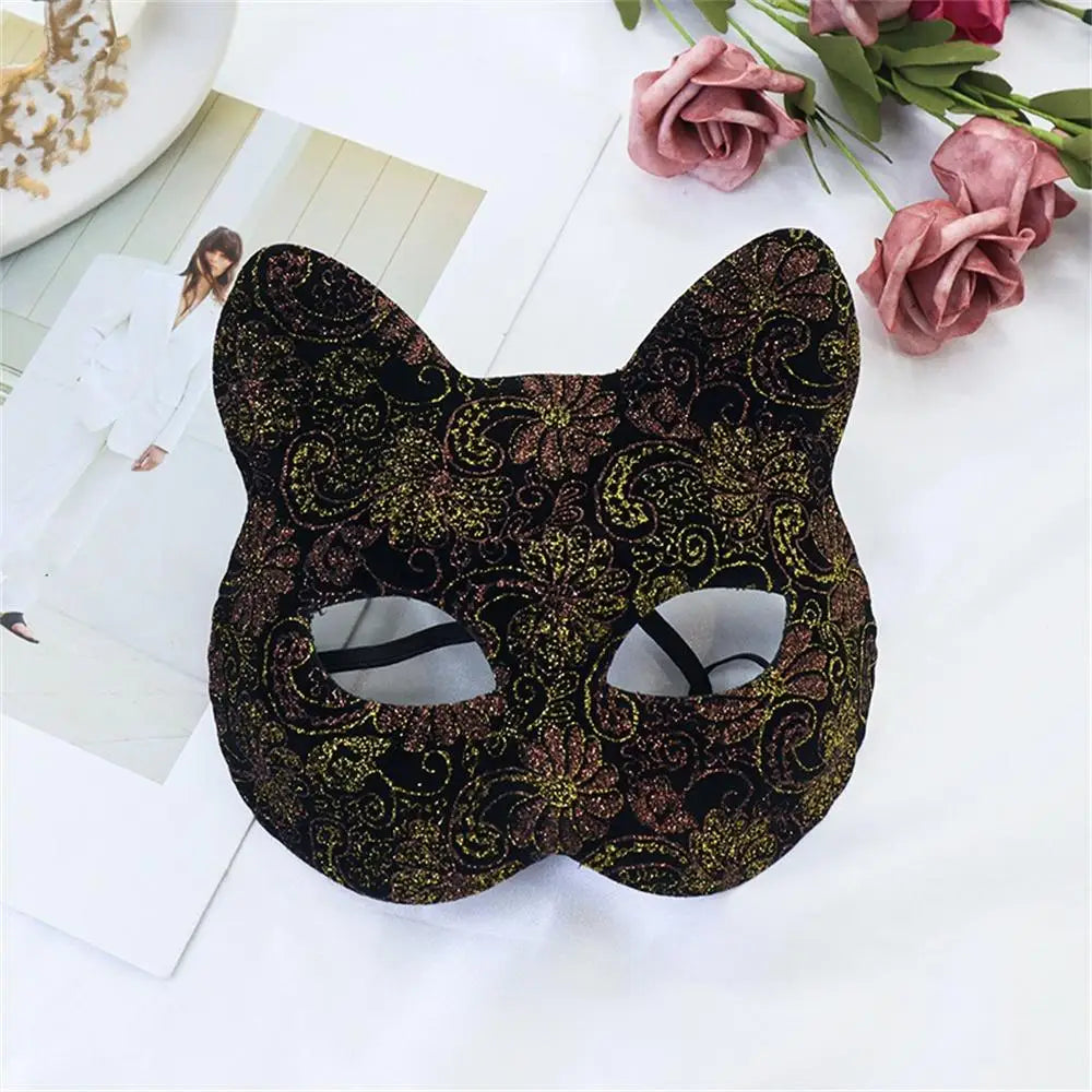 Women’s Lace Cat and Fox Masquerade Mask