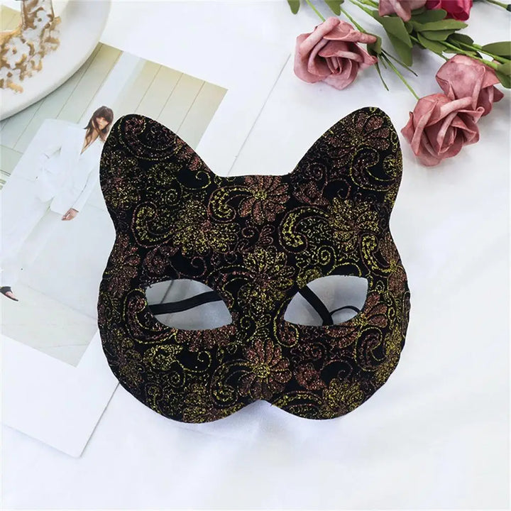 Women’s Lace Cat and Fox Masquerade Mask